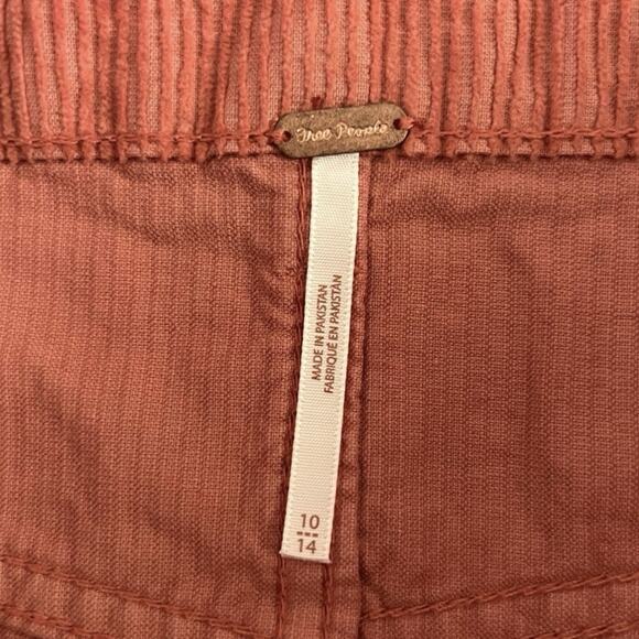 NWT Free People Ray Myrrh Corduroy Button Up Cotton Boho Mini‎ Skirt - Picture 9 of 10